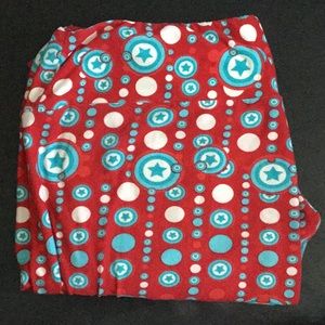 LuLaRoe TC “Captain America” leggings